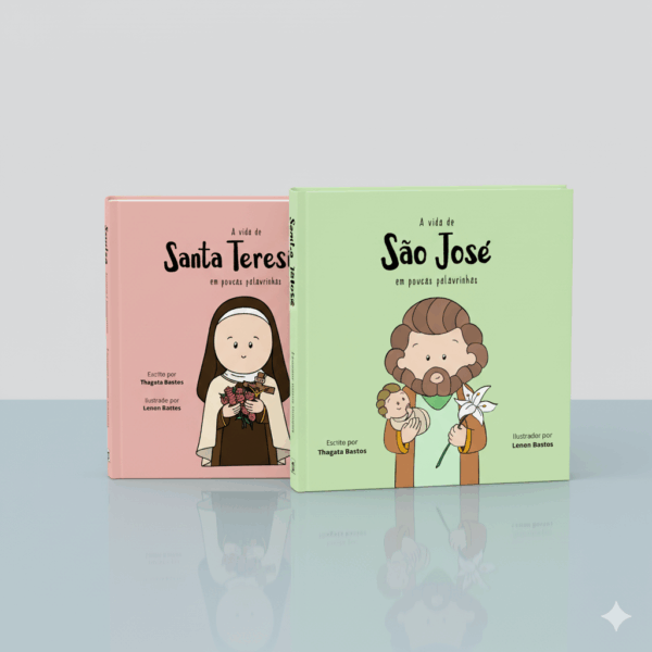 KIT COM DOIS LIVROS: SANTA TERESINHA + SÃO JOSÉ
